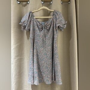 Floral Puff Sleeve Dress